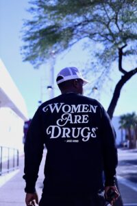 Women Are Drugs (WH) | Black Crewneck