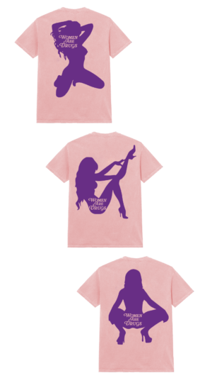 Ladies I All Pink Starter Pack (PUR) (3 Tees) Bundle